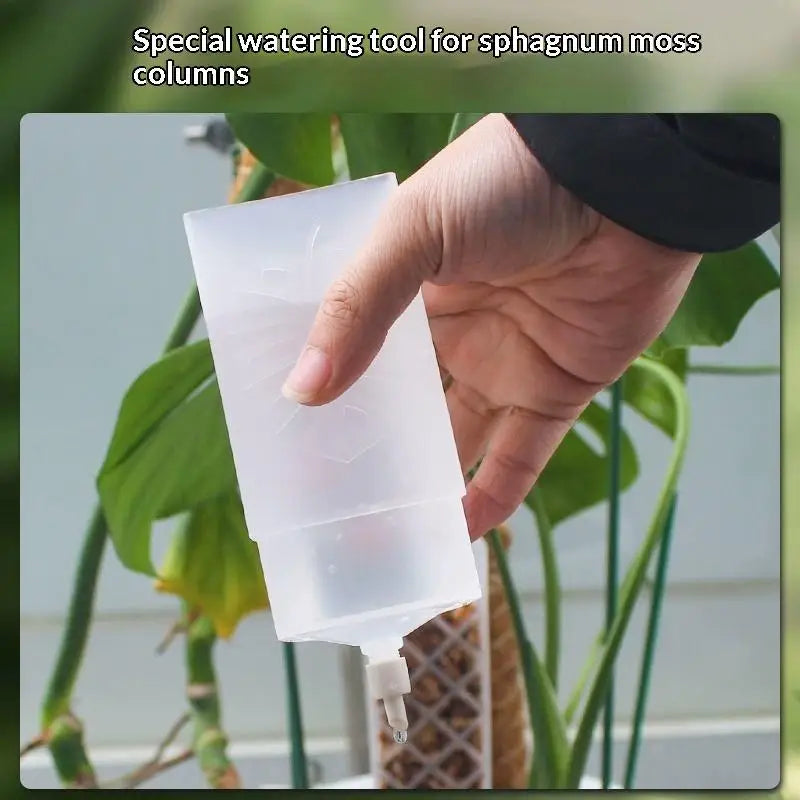 D-shaped Self-watering Plant Drip Plastic Adjustable Flow Rate Moss Qme