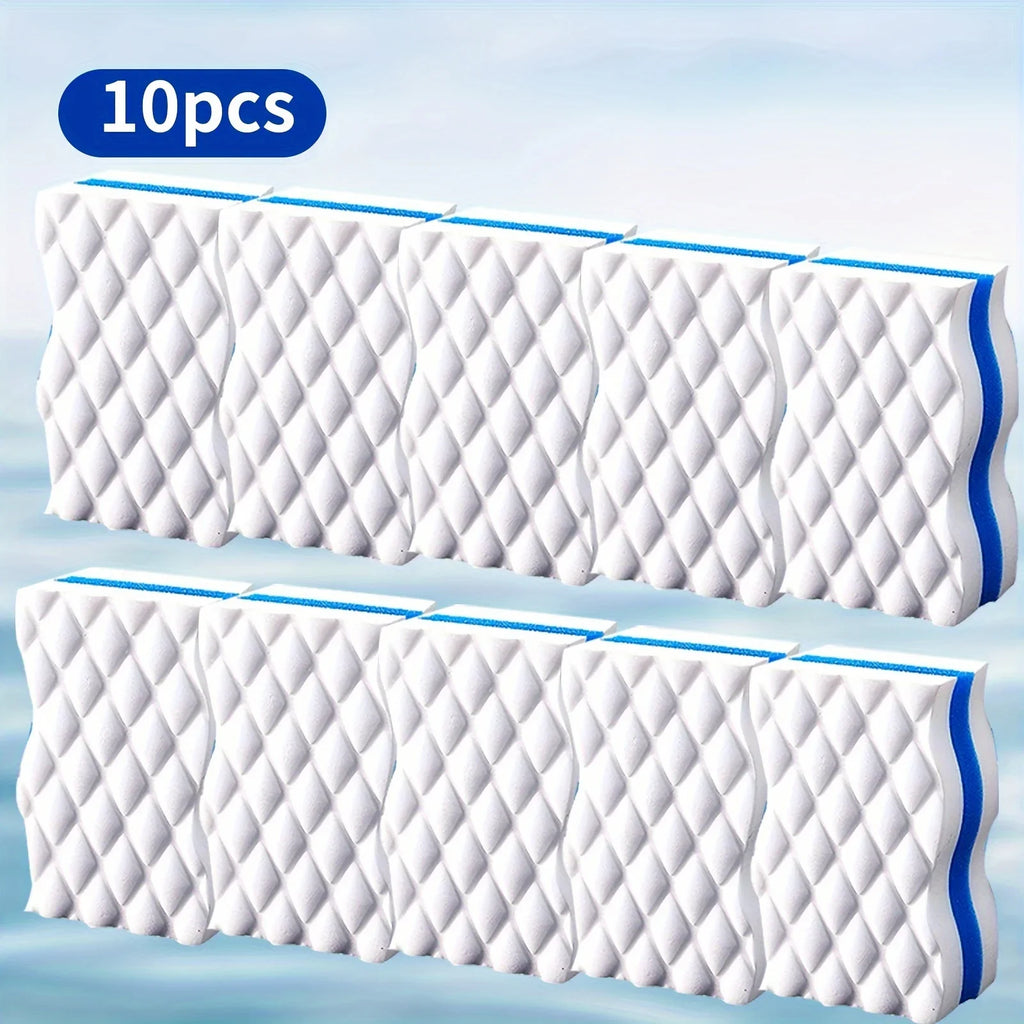 Multi-layer compression Professional Nano Sponge Eraser Clean, Multi-Use, Magic Sponge Block for Effortless Cleaning in Kitchen Qme