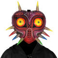 Majoras Mask Legend Funny Novelty Latex Mask Scary Realistic Face Mask Halloween Cosplay Costume Props Adults Qme PURPLE