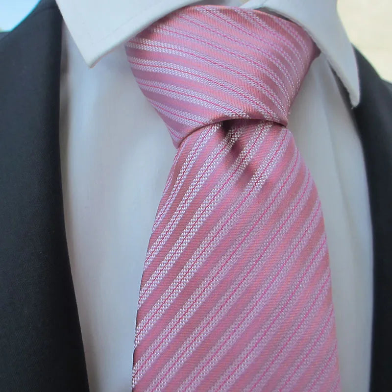 100 Silk Brown Red Gradient Patterned Neat Tie Men's Formal Business Qme RT14