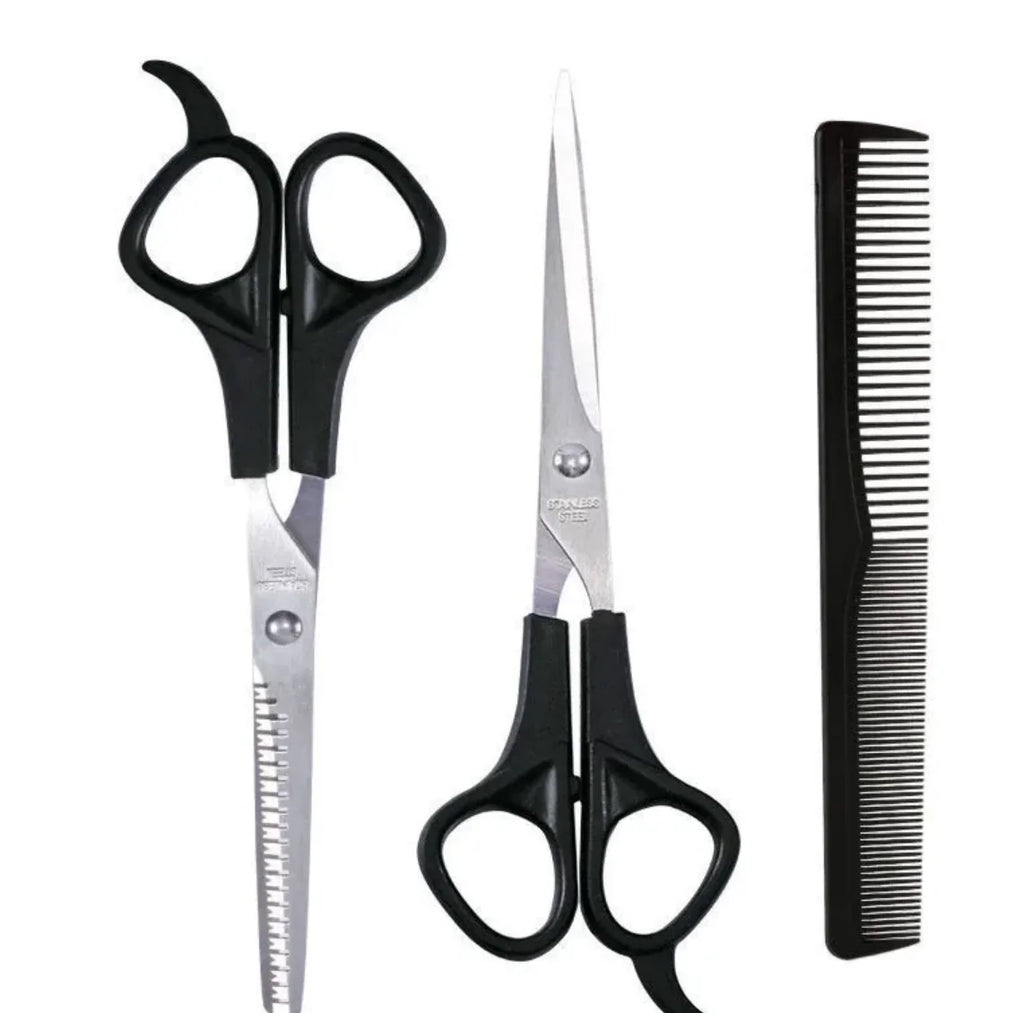 Hairdressing Scissors Tool Cutting Thinning Hair Comb Barber Qme
