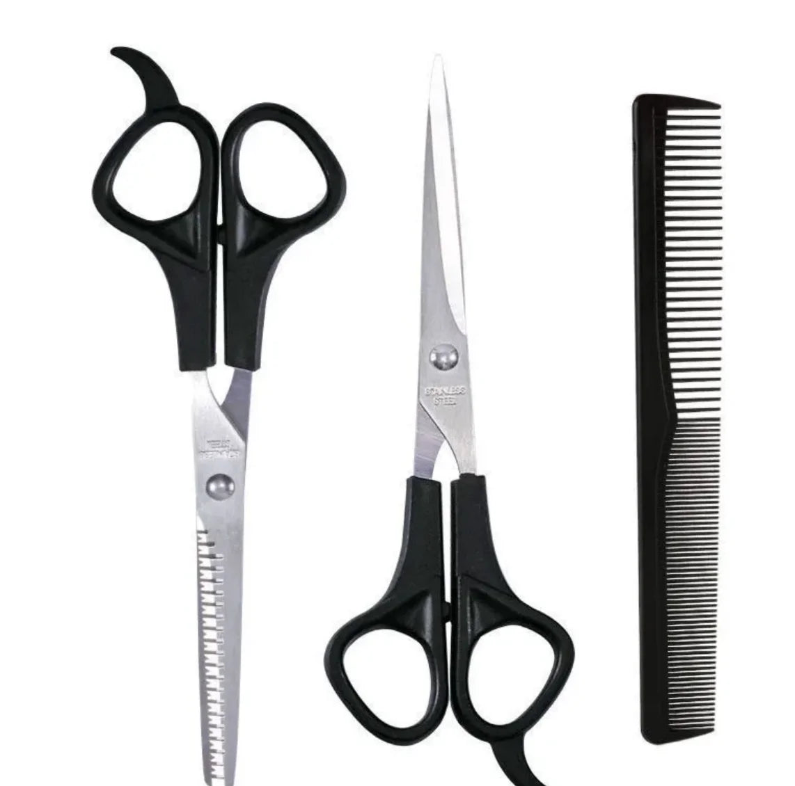 Hairdressing Scissors Tool Cutting Thinning Hair Comb Barber Qme