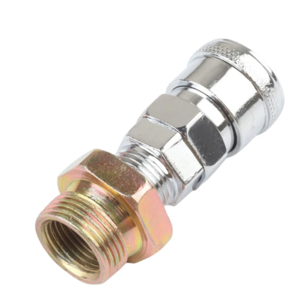 1 PC Three-way Straight Through Joint Pneumatic Tank Connector Pneumatic Fitting For Trucks And Trailers Pneumatic Qme D