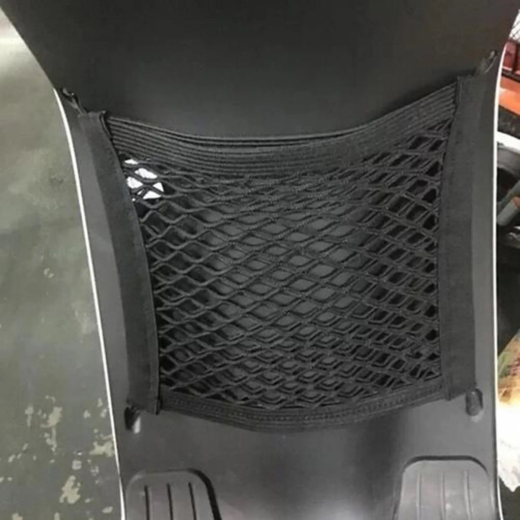 Cargo Net For Motorcycle High Elastic Polyester BungeeNet With 4 Hooks 360 Degree Rotatable Easy Installation Motorcycle Net Qme