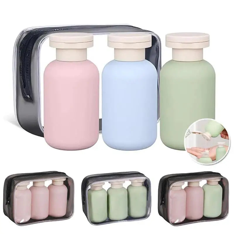 Soft Leakproof Travel Bottles Portable Squeeze Tubes Shampoo Lotion Qme