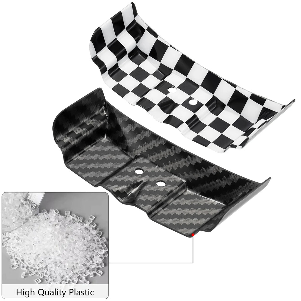 RC Rear Wing Rear Body Wing Spoiler Carbon Fiber Rear Wing for Losi 1/24 Micro-B 2WD Buggy RC Car Upgrade Part Accessory Qme