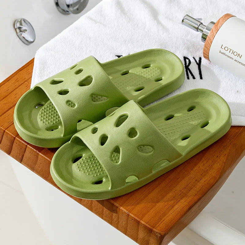Summer Slippers Men Women Soft Indoor Home Slides Cloud Slipper Flat