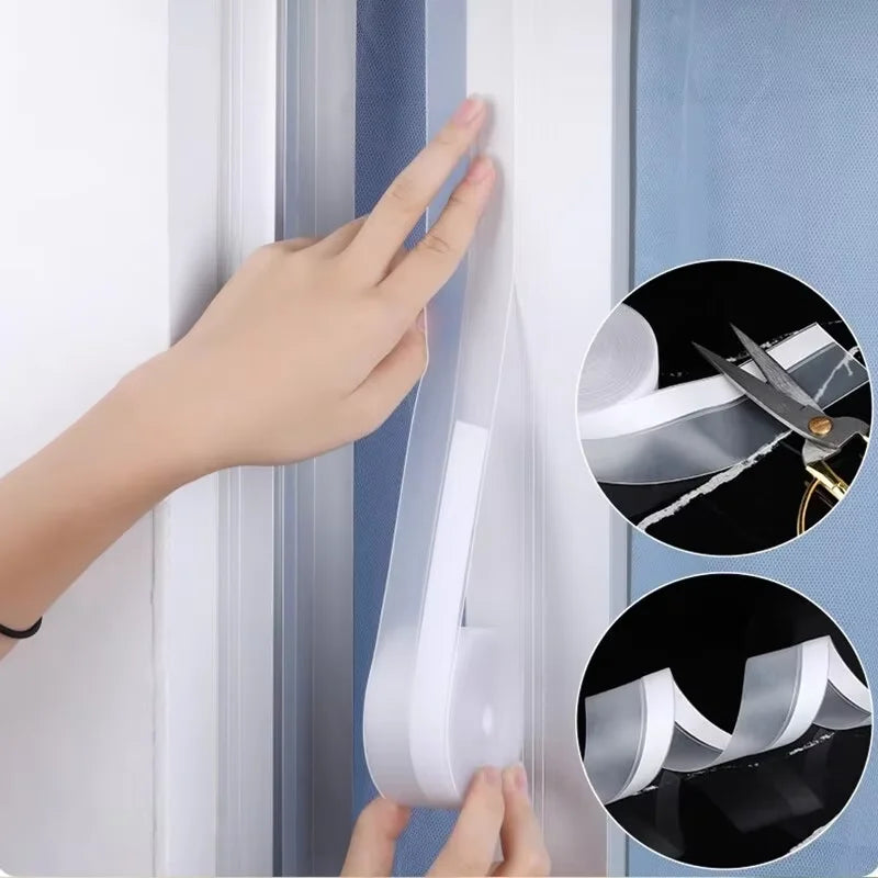 Transparent Windbreak Sealing Strip Balcony Sliding Window Windbreak Sealing Strip 5m Qme