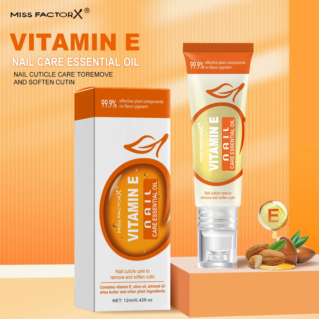Vitamin E Nail Nails, Dead Leather Care Essential Oils 12ml Containing a Variety of Effective Plant Component Rolling Bead Massa Qme