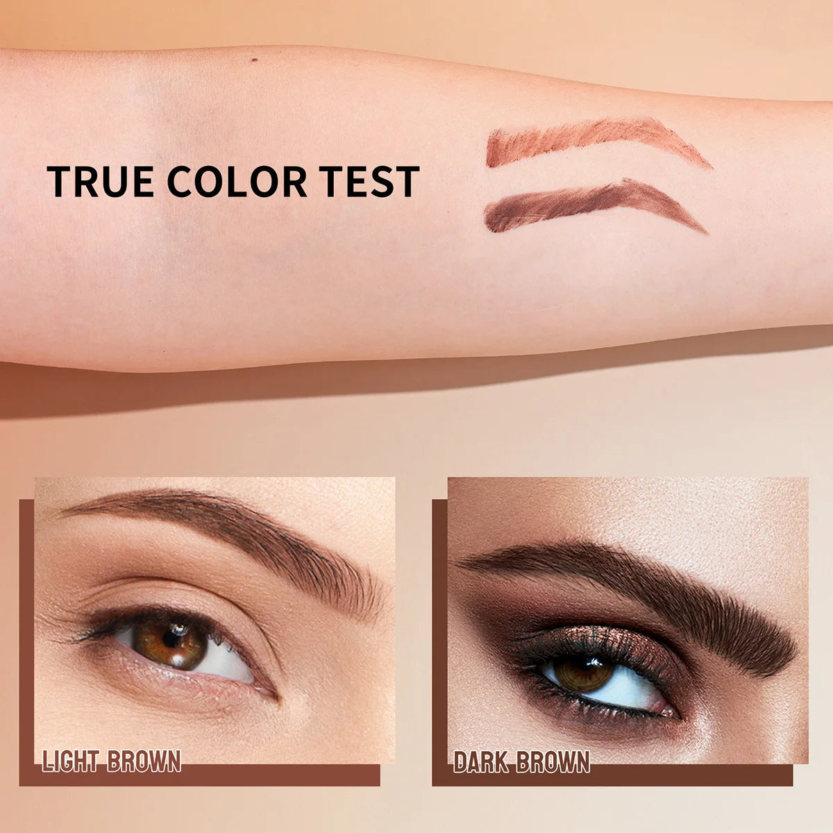 Eyelash Eyebrow Dye Tint Kit 2 in 1 Waterproof Fast Dye Brow Enhance Long Lasting Black Brown Eyebrow Cosmetics Qme