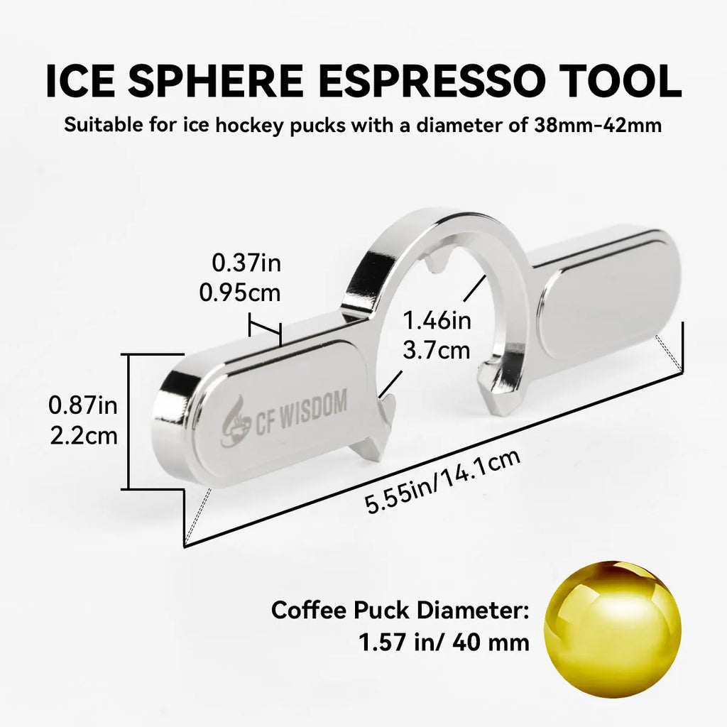 Espresso Accessories Cooling Ball Holder Premium Stainless Steel Qme BJBS01