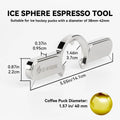 Espresso Accessories Cooling Ball Holder Premium Stainless Steel Qme BJBS01