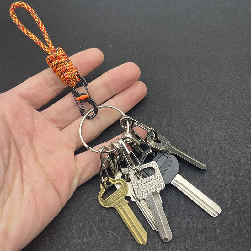 8-shaped Lock Portable Outdoor Lanyard Hanging Buckle Umbrella Rope Qme