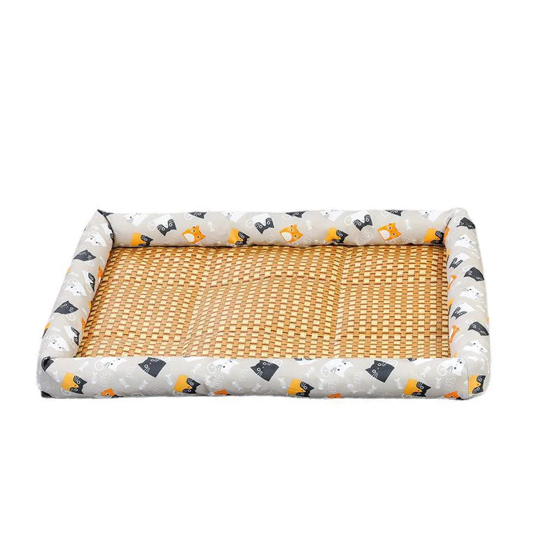 Dog And Cat Ice Cushion Summer Small And Medium Cat Sofa Cool Wear Pads Pet Bed Comfortable Wear-Resistant Pads Pet Supplies Qme