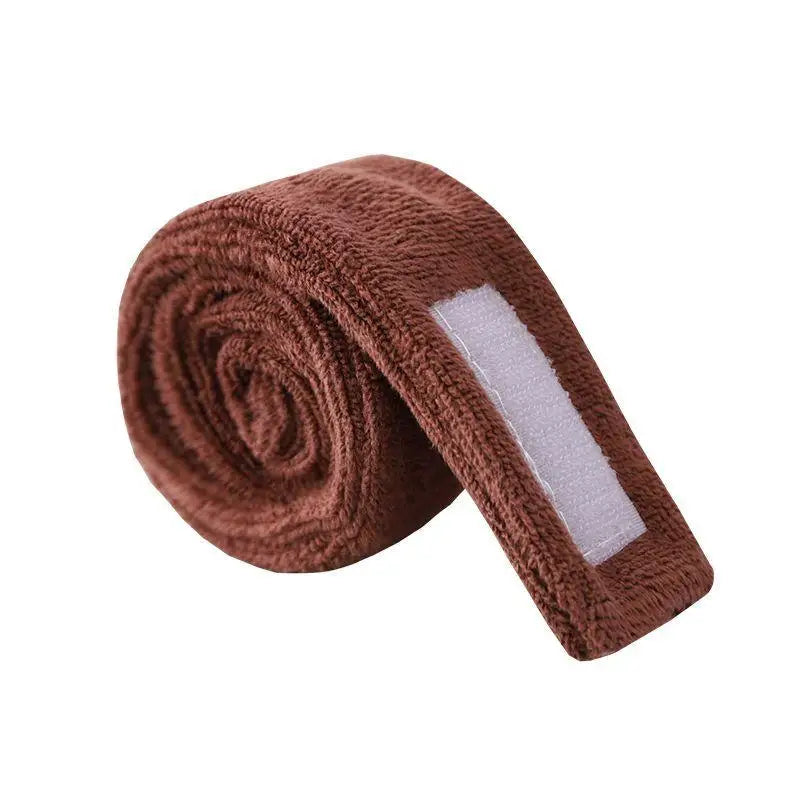 Perm Hair Headband Make Up Wrap Head Cloth Band Adjustable Towel Qme Coffee
