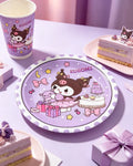 Hello Kitty Kuromi Cute Cartoon Birthday Party Decorations Holiday Qme 9 inches Pack of 10