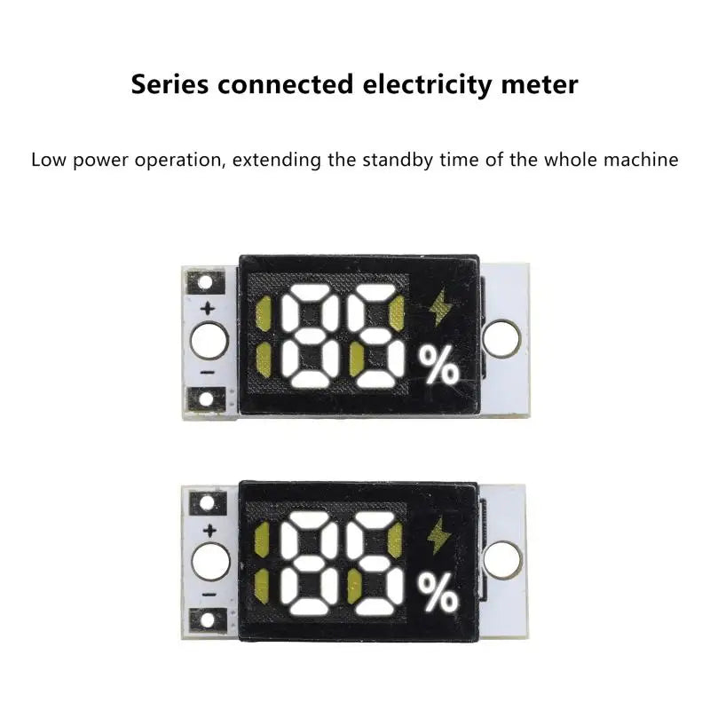 Precision LED Battery Meter 1S-4S DIY Electronic Enthusiasts Hobbyists Qme