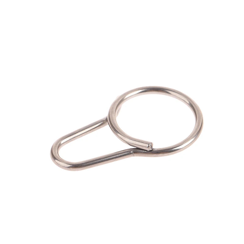 Titanium Alloy Key Ring Belt Clip Quick Draw Keychain Carabiner Qme