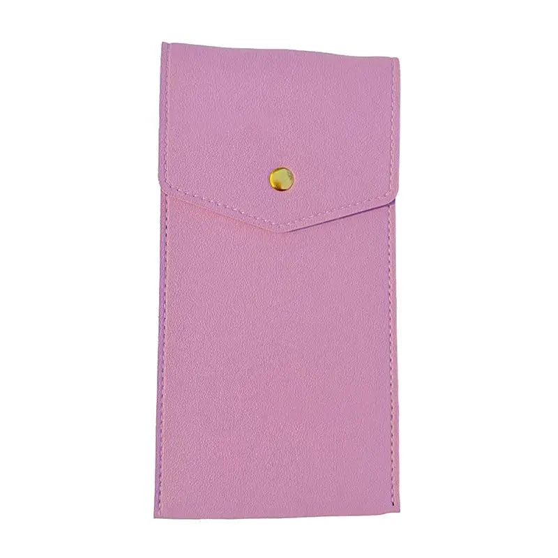 Pencilcase Faux Leather Large Capacity Multi-slot Pouch Pure Qme A10