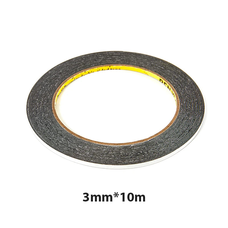 10m Sticker Double Side Adhesive Tape Fix Cellphone Screen LCD Repair Qme B
