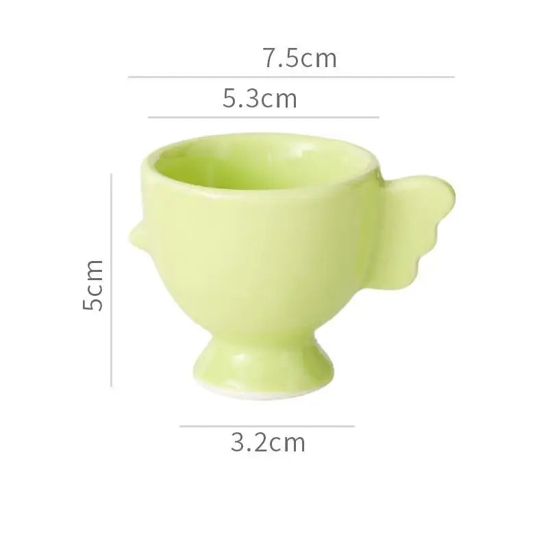 Heightened Base Solid Non-slip Handle Good Grip Makeup Sponge Holder Qme Green