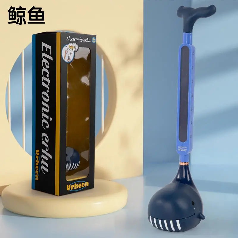Otamatone Japanese Electronic Musical Instrument USB Charging Music Qme Blue