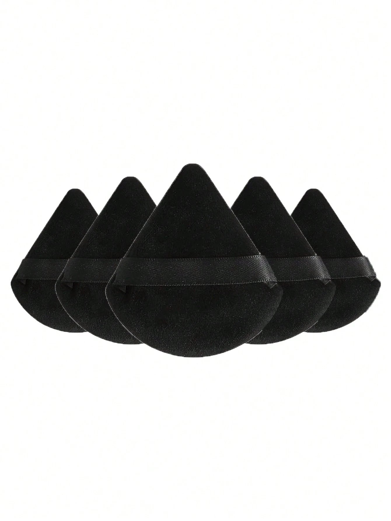 50 40 30 20 10 5 Triangular Velvet Puffs Reusable Face Eye Makeup Qme 5pcs
