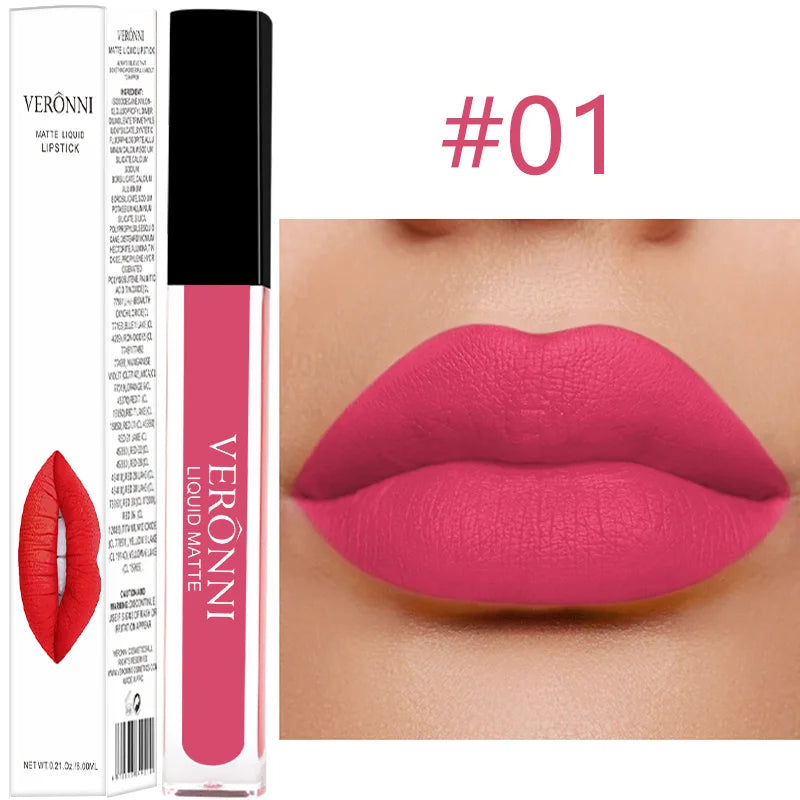 14 Square Tube Lip Gloss Waterproof Non Stick Cup 24-hour Qme 01
