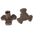 2Pcs 17mm Microwave Oven Turntable Roller Guide Support Coupler Tray Shaft. Qme 2PCS