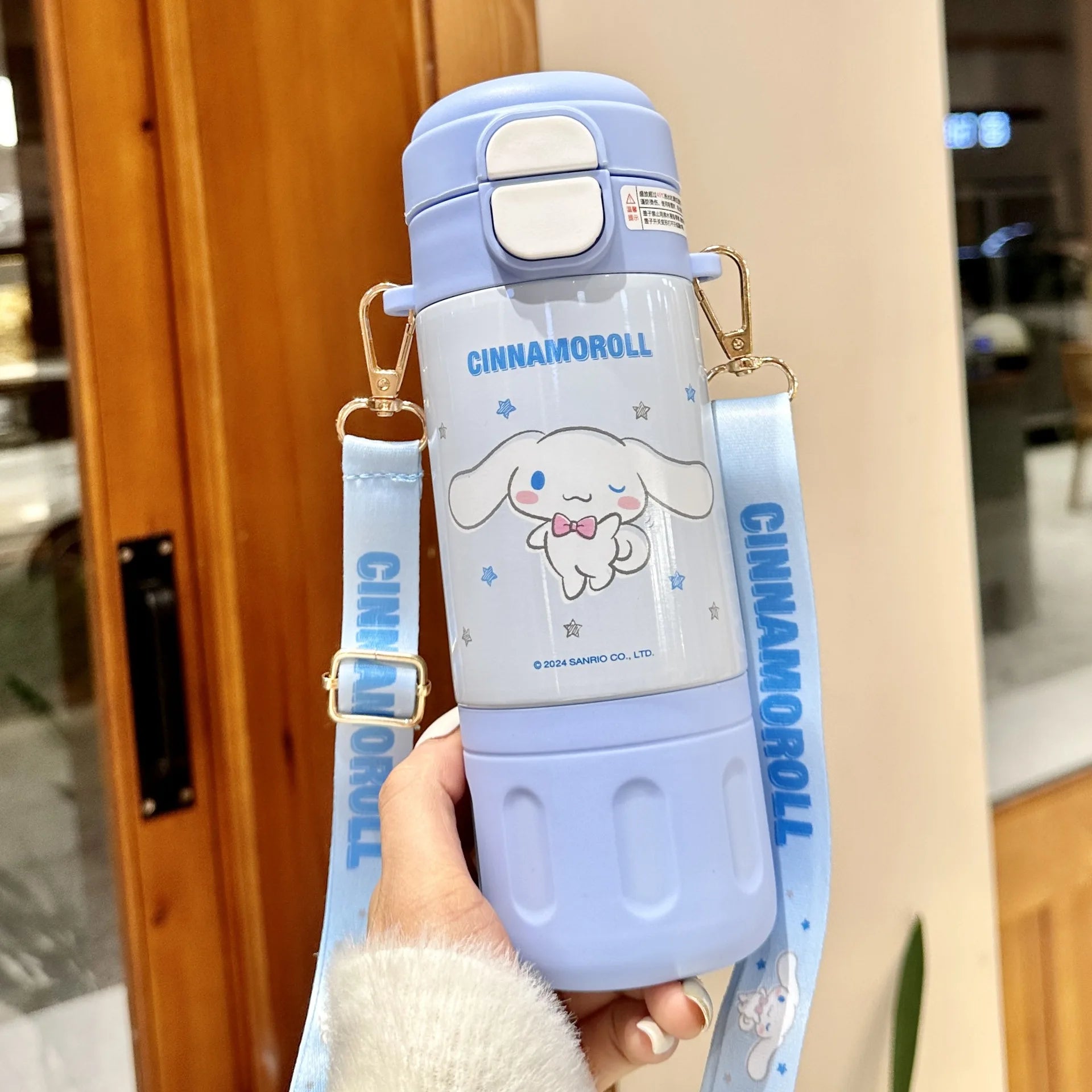 Kuromi Large-Capacity Insulated Cup Stylish New Model Insulated Straw Water Cup Student Water Bottle Qme 8