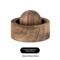 Car & Home Essential Oil Diffuser - Made of Wood Mini Cute Natural Fragrance Diffuser Suitable for Bedroom Living Room Bathroom Qme C-1pc-black