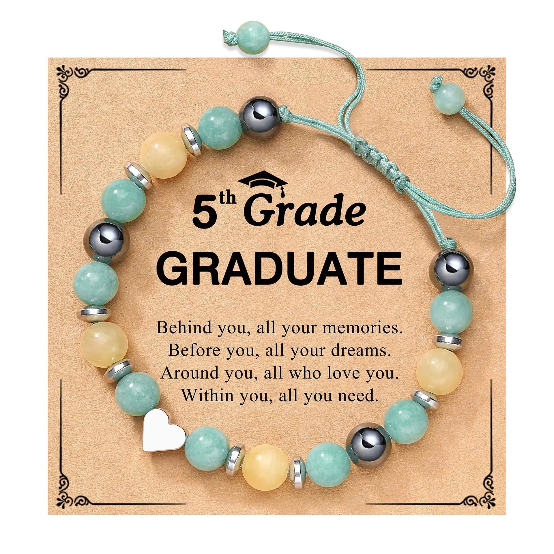 Arrival Gifts Birthday Love-natural Stone Beaded Bracelet Handwoven