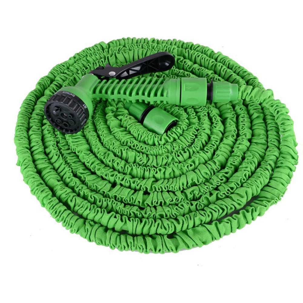 1PC Telescopic Water Pipe, Garden Water Pipe, High-Pressure Water Gun, Garden Car Wash Water Pipe Qme green 50ft