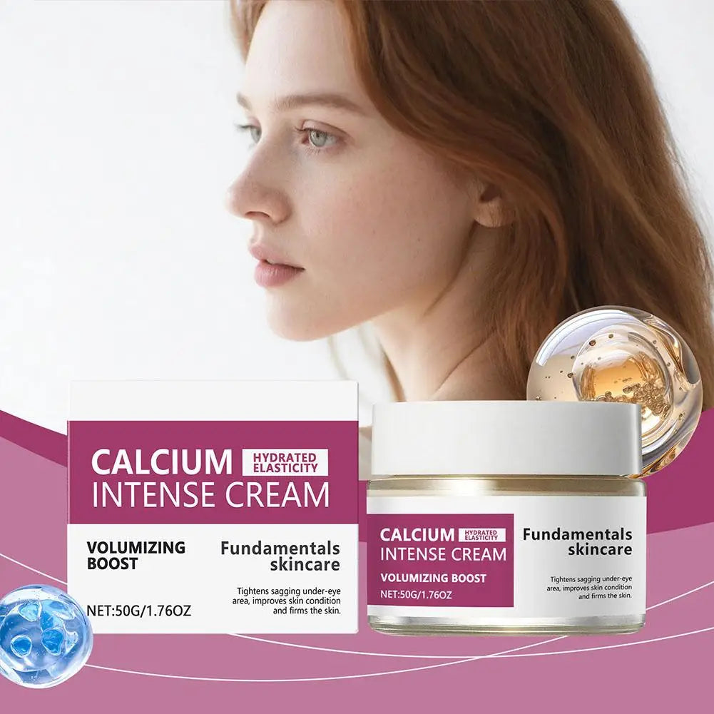 Calcium Intense Cream Tighten Skin Elasticity Enhance Moisturizing Facial Firming Improve Skin Sagging Nourishing Facial Lifting Qme