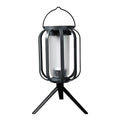Solar Flame Camping Light Outdoor Decoration Hanging Garden Tripod Qme YELLOW