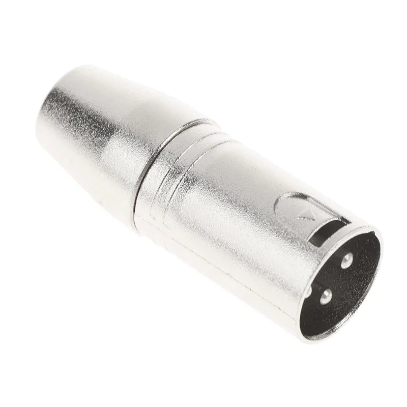 3-Pin XLR Female Stereo Audio Connector Microphone Adaptors Coupler Qme Default Title