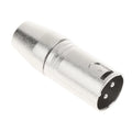 3-Pin XLR Female Stereo Audio Connector Microphone Adaptors Coupler Qme Default Title