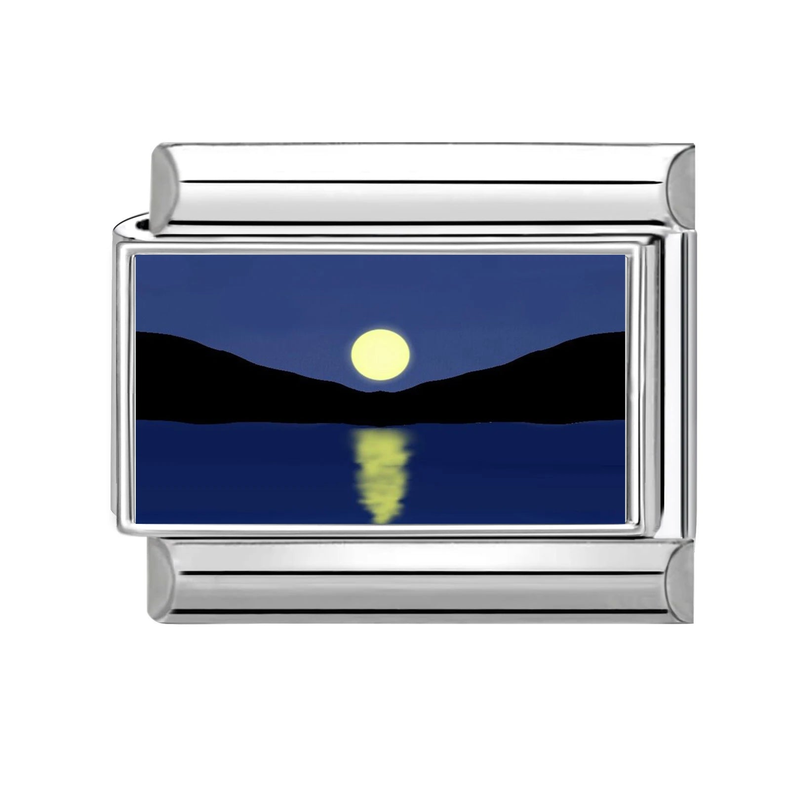 Wholesale 2026 Fashion Lovely Cat Blue Series Italian Charm Fit 9mm Stainless Steel Women DIY Bracelet Gift Jewelry Dropshipping Qme Style 8