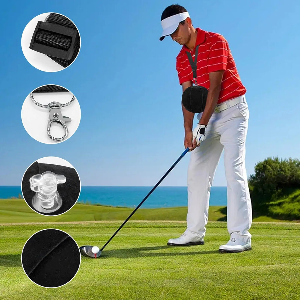 Golf Training Aid Ball Inflatable Practical Golf Training Equipment Lightweight Swing Trainer Accessory For Men Women Qme