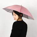 Portable Rain Hat Outdoor Folding Umbrella Fishing Sun Shade Anti-UV Qme Pink Adult