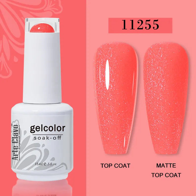 Arte Clavo Jelly Gel Polish Translucent Manicuring UV Nail Semi