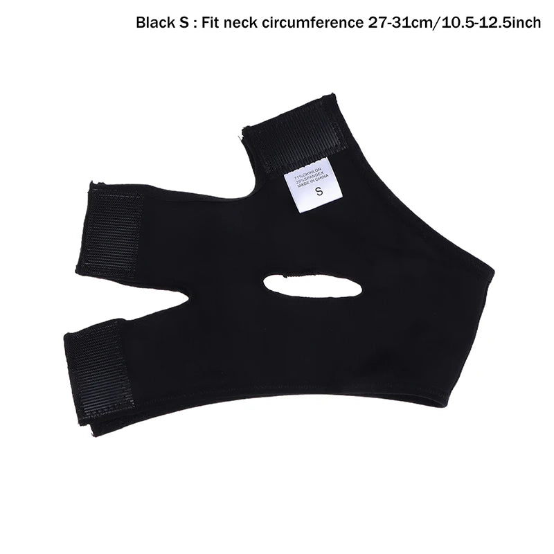 Face Lift Up Mask Cheek Chin Neck Slimming Thin Belt Strap Beauty Qme S Black