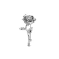 Luxury High-End Gold-Tone Rose Flower Brooch Pin For Women & Men - Elegant Suit Coat Badge Fashion Jewelry Lapel Accessory Qme A2