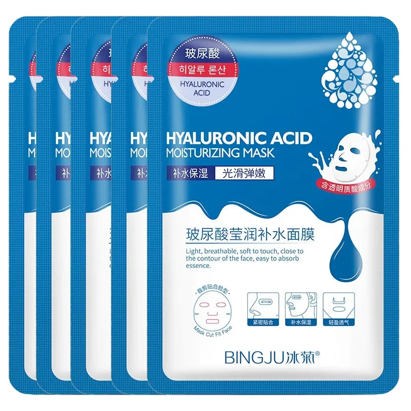 Hyaluronic Acid Hydrating Facial Mask Sheet Masks Face Shrinking Qme Default Title