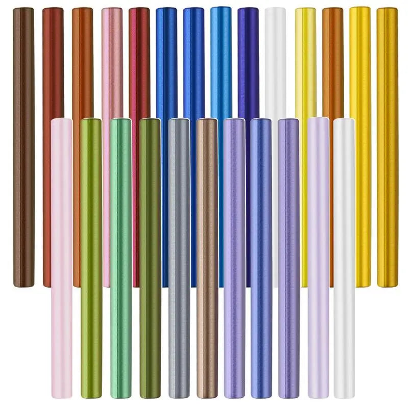 5Pcs DIY Sticks For Melting Glue Gun Sealing Wax Sticks Wedding Party Invitation Sealing Wax For Fashion Gift Party Sealing Wax Qme