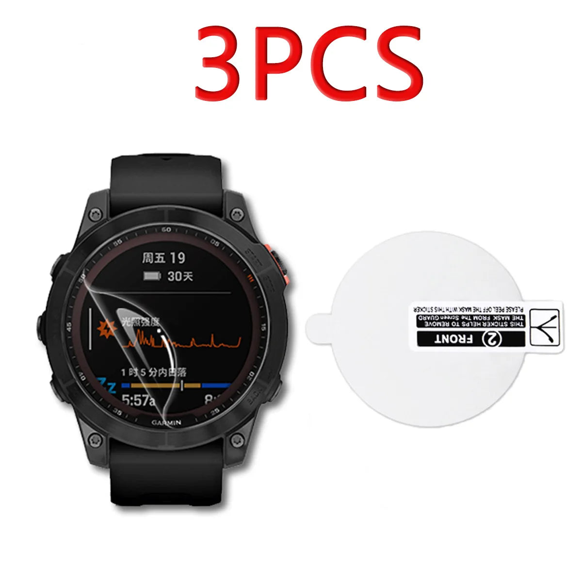 Protector Film for Garmin Forerunner 965 955 265 255 245 Screen Protector for Garmin Forerunner 945 935 745 235 165 55 45 Film Qme 3PCS Garmin foreruuner245