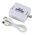 VGA To BNC Converter Computer Connected To Monitor Q9 Host Video Conversion Box TV AV Interface Can Be OEM Qme WHITE