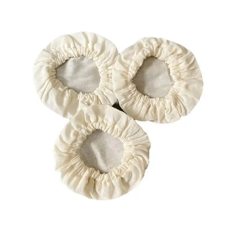 Natural Unbleached Reusable Cotton Jar Strainer Cloths Safe Home Qme A 2pcs