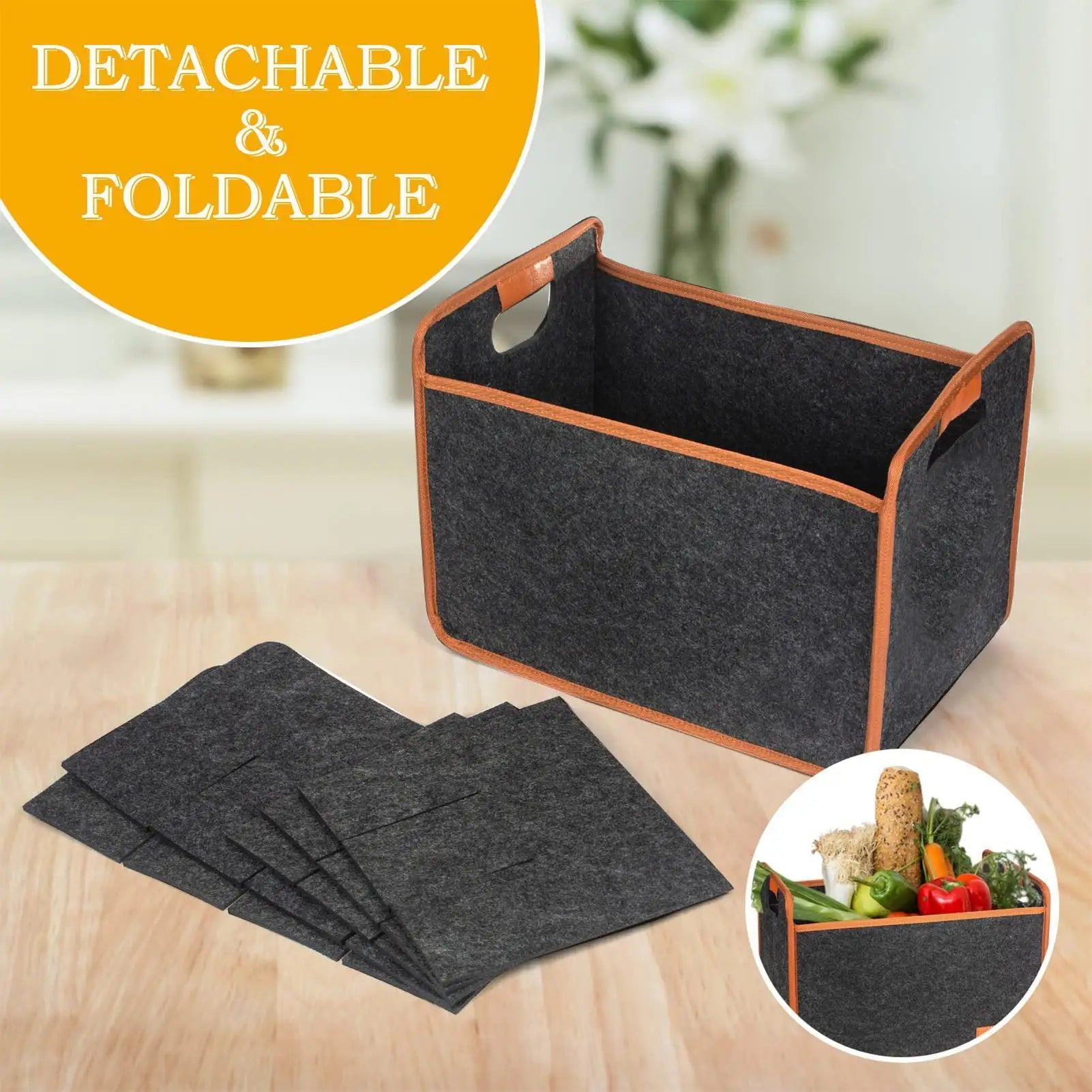 Wine Travel Bag 12-Bottle Felt Carrier Storage Box Divider Liquor Qme