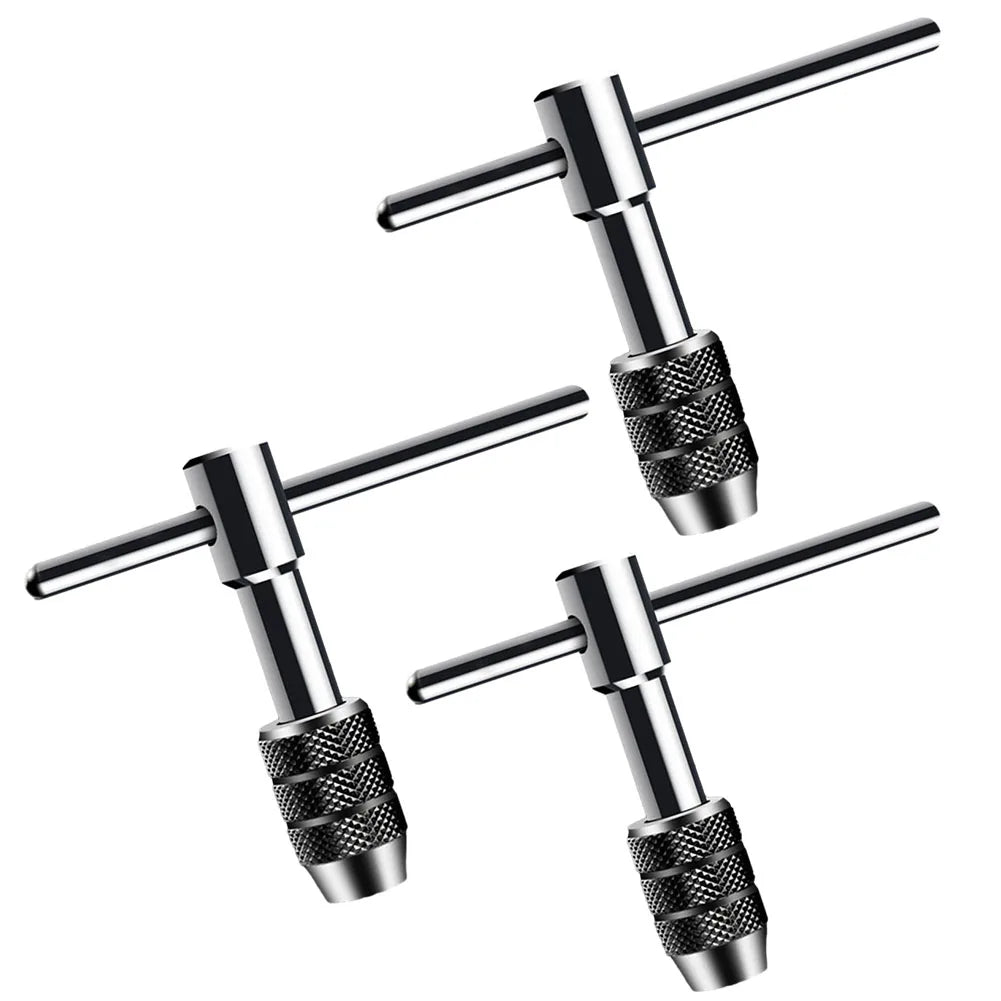 Portable T Tap Wrench Handle Machinist Repair Drill Bit Machine Screw Thread Metric Plug Reamer Manual Hand Tool M3-6 M5-8 M6-12 Qme